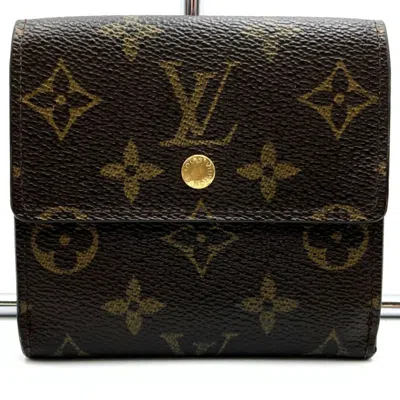 Pre-owned Louis Vuitton Brown Monogram Canvas Wallet (bi-fold) ()