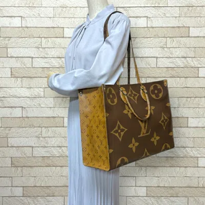 Pre-owned Louis Vuitton Brown Monogram Monogram Monogram Reverse Shoulder Bag () In Brown, Monogram