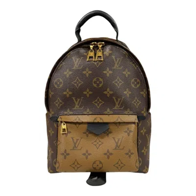 Pre-owned Louis Vuitton Brown Monogram Monogram Monogram Reverse Backpack () In Brown, Monogram