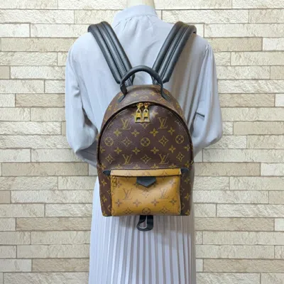 Pre-owned Louis Vuitton Brown Monogram Monogram Monogram Reverse Backpack () In Brown, Monogram