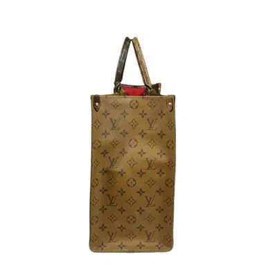 Pre-owned Louis Vuitton Brown Monogram Monogram Monogram Reverse Shoulder Bag () In Brown, Monogram