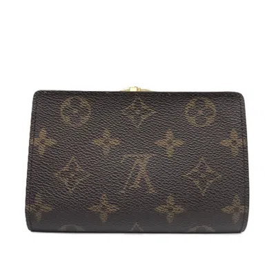 Pre-owned Louis Vuitton Brown Monogram Monogram Wallet (bi-fold) () In Brown, Monogram