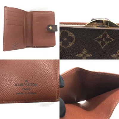 Pre-owned Louis Vuitton Brown Monogram Monogram Wallet (bi-fold) () In Brown, Monogram