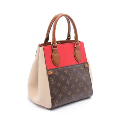 Pre-owned Louis Vuitton Brown Monogram Multi-color Coated Canvas Leather Tote Bag () In Brown, Monogram, Multi-color
