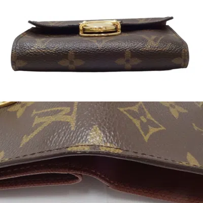 Pre-owned Louis Vuitton Brown Monogram Monogram Wallet (tri-fold) () In Brown, Monogram