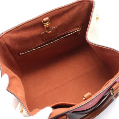 Pre-owned Louis Vuitton Brown Monogram Multi-color Coated Canvas Leather Tote Bag () In Brown, Monogram, Multi-color