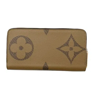 Pre-owned Louis Vuitton Brown Monogram Reverse Long Wallet (bi-fold) ()