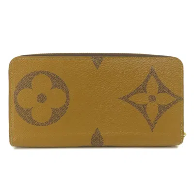 Pre-owned Louis Vuitton Brown Monogram Reverse Long Wallet (bi-fold) ()