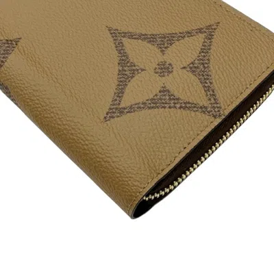 Pre-owned Louis Vuitton Brown Monogram Reverse Long Wallet (bi-fold) ()