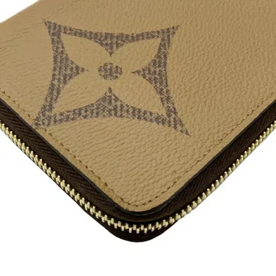 Pre-owned Louis Vuitton Brown Monogram Reverse Long Wallet (bi-fold) ()