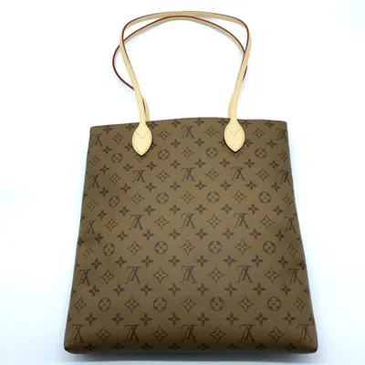 Pre-owned Louis Vuitton Brown Monogram Reverse Shoulder Bag Tote Bag ()