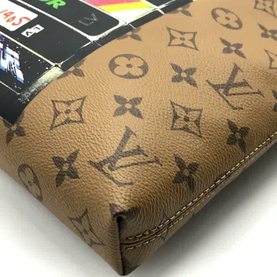 Pre-owned Louis Vuitton Brown Monogram Reverse Shoulder Bag Tote Bag ()