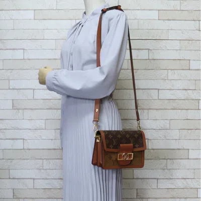 Pre-owned Louis Vuitton Brown Monogram Reverse Shoulder Bag ()