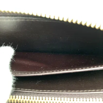 Pre-owned Louis Vuitton Brown Monogram Vernis Long Wallet (bi-fold) ()