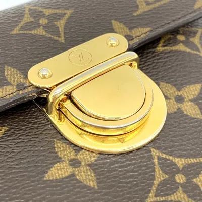Pre-owned Louis Vuitton Brown Monogram Wallet (tri-fold) ()