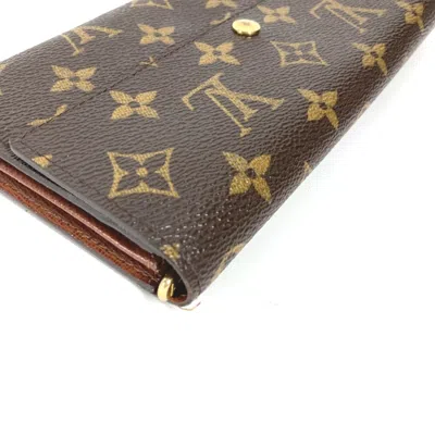 Pre-owned Louis Vuitton Brown Other Long Wallet (bi-fold) ()