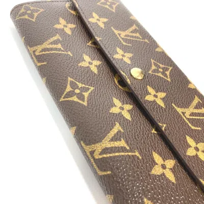 Pre-owned Louis Vuitton Brown Other Long Wallet (bi-fold) ()