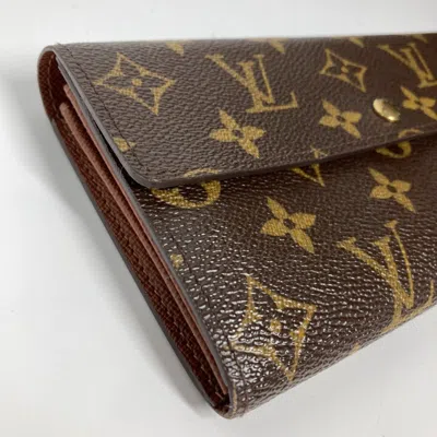 Pre-owned Louis Vuitton Brown Other Long Wallet (bi-fold) ()