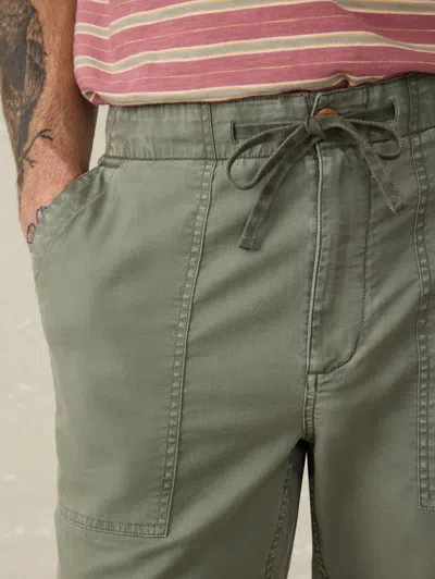 Faherty Dune Utility Pants In Desert Olive