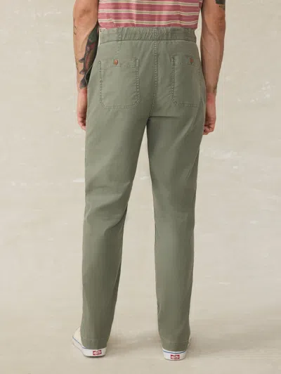 Faherty Dune Utility Pants In Desert Olive