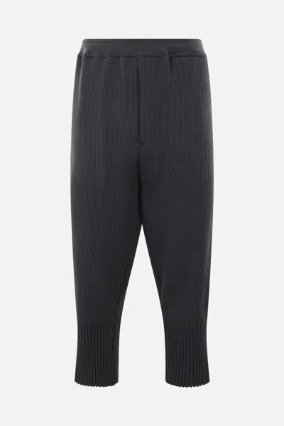 Cfcl Ribbed-knit Trousers In Shadow Gray