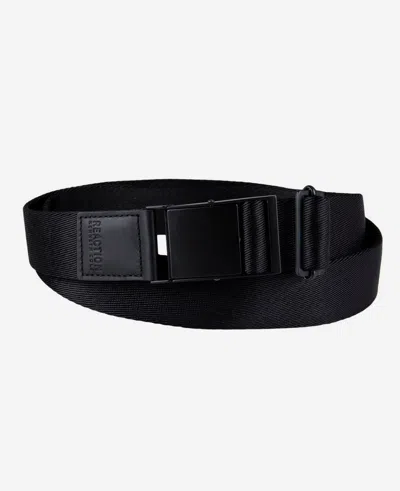 Reaction Kenneth Cole Adjustable Fabric Belt In Black