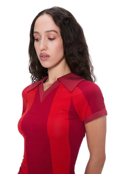 Ho24 Mel Top In Red Stripe