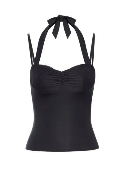 Ho24 Pilar Top In Black