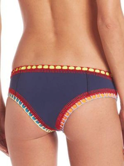 Shop Kiini Tasmin Boyshort Bikini Bottom In Navy Multi