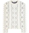 VALENTINO Embellished wool and alpaca sweater,P00186033
