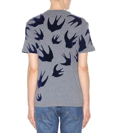 Shop Mcq By Alexander Mcqueen Printed Cotton T-shirt In Stoee Melaege
