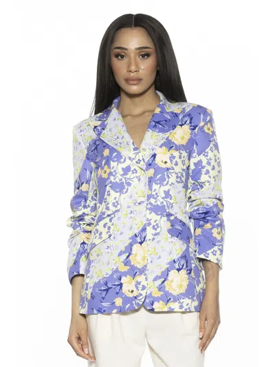 Alexia Admor Women's Tau Peak Lapel Blazer In Purple