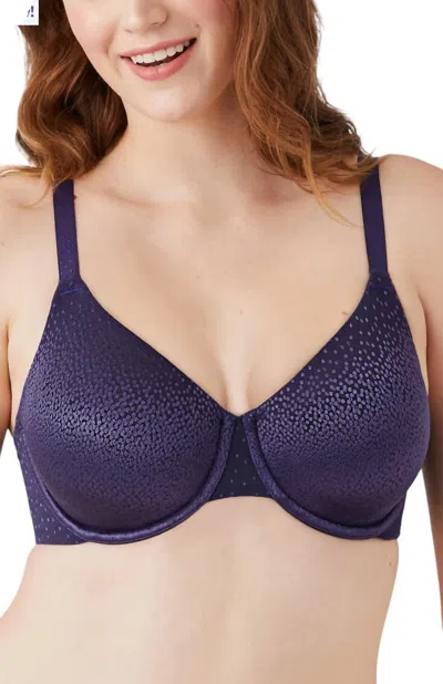 Wacoal Back Appeal Smoothing Underwire Bra In Blue