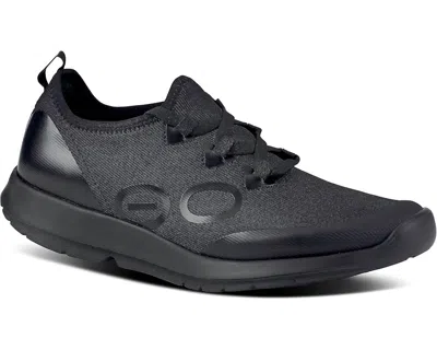 Oofos Women's Oomg Sport Ls Shoe In Black/black In Black