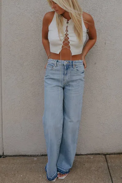 Blanknyc The Franklin Wide Leg Jeans In Warm Celebration Pant In Multi