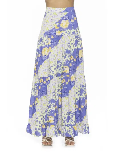 Alexia Admor Halima Maxi Skirt In Purple