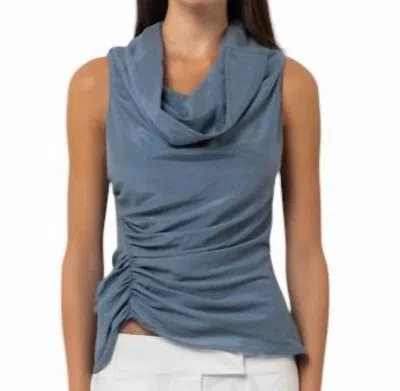BELLE THE LABEL MIDNIGHTS TOP IN PETROL 