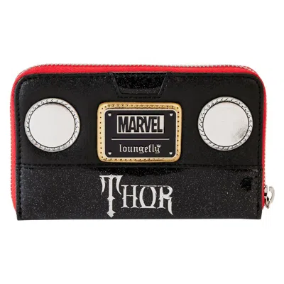 Loungefly Women's Shine Thor Cosplay Ziparound Wallet In Black In Black