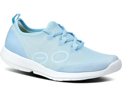 Oofos Women's Oomg Sport Low Shoes In Carolina Blue In Multi