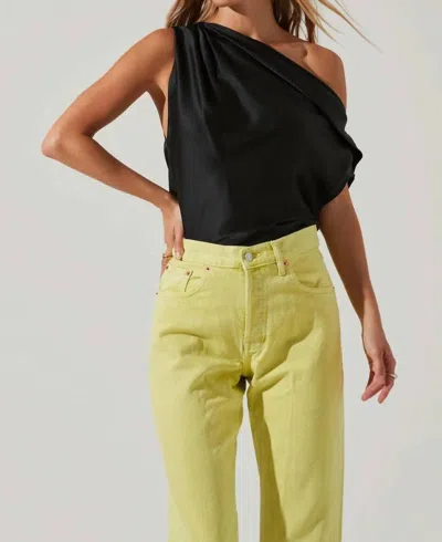 Astr Ceres Top In Black In Black