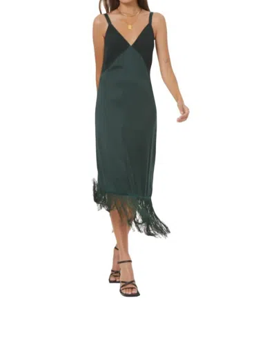 Young Fabulous & Broke Feliz Dress In Uncut Emerald In Multi