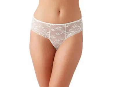 Wacoal Lifted In Luxury Hipster Panty In Egret In White