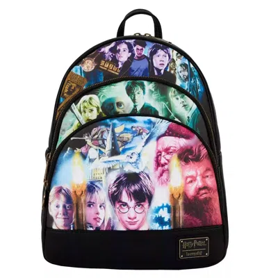 Loungefly Women's Harry Potter Trilogy Mini Backpack In Multi In Multi