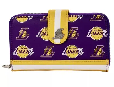 Loungefly Women's Nba La Lakers Logo Snap Wallet In Multi In Multi