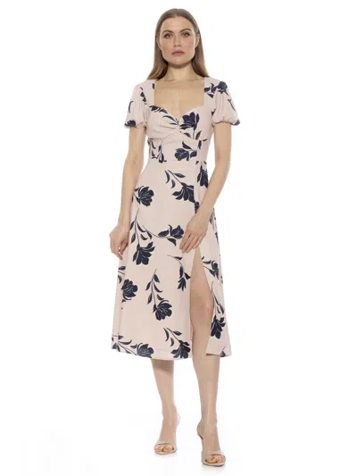 Alexia Admor Gracie A-line Dress In Multi