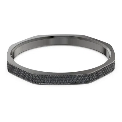 Swarovski Ladies Octagon Shape Black Dextera Bangle In Black