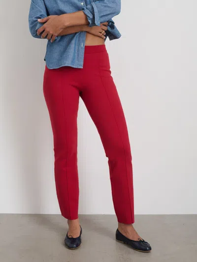 Alex Mill Cropped Iykyk Pant In Red