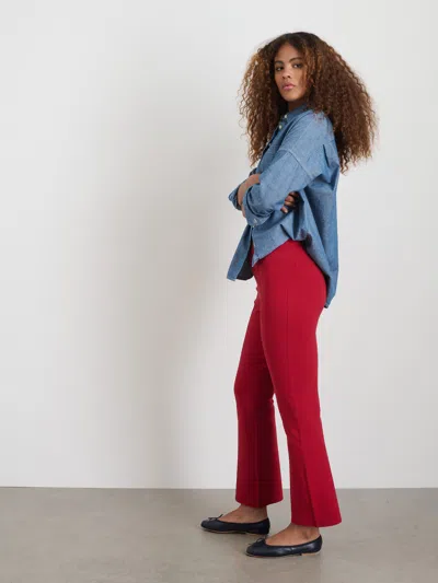 Alex Mill Cropped Iykyk Pant In Red