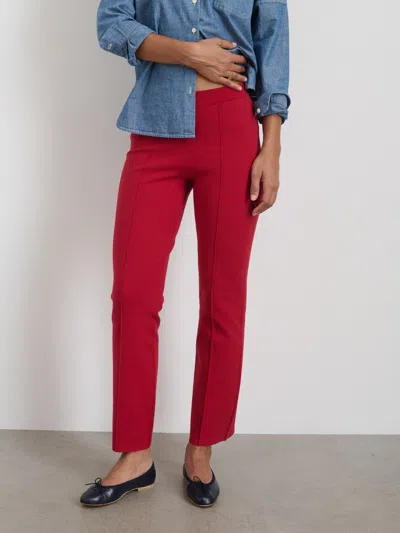 Alex Mill Cropped Iykyk Pant In Red