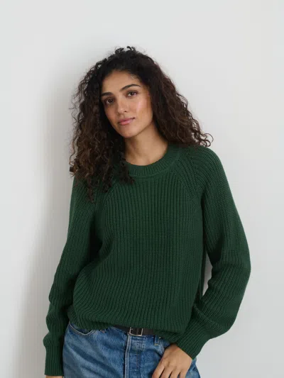 Alex Mill Amalie Pullover Sweater In Forest Walk